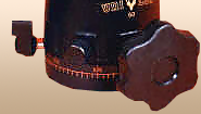 UNI-LOC 60 ball head detail with markings